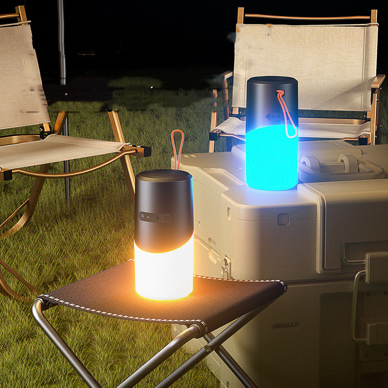 Portable Outdoor Wireless Bluetooth Speaker with RGB Lighting